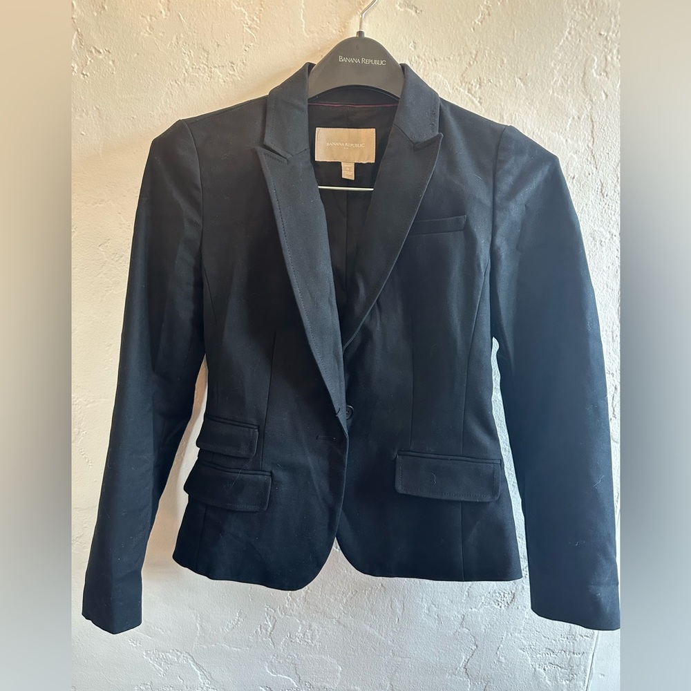 Banana republic suit size 0 petite